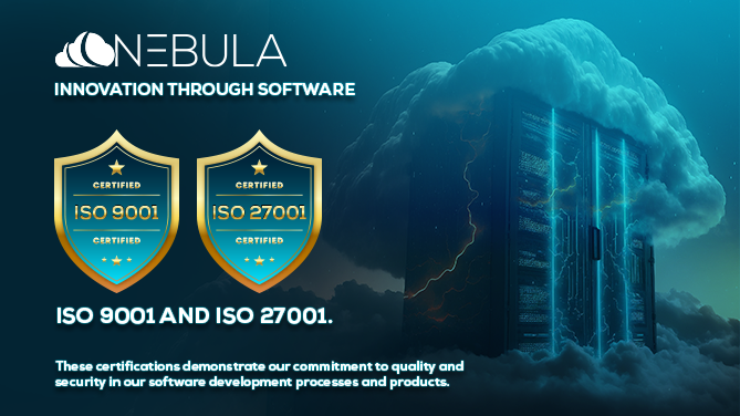 Nebula is ISO 9001 and ISO 27001 Certified