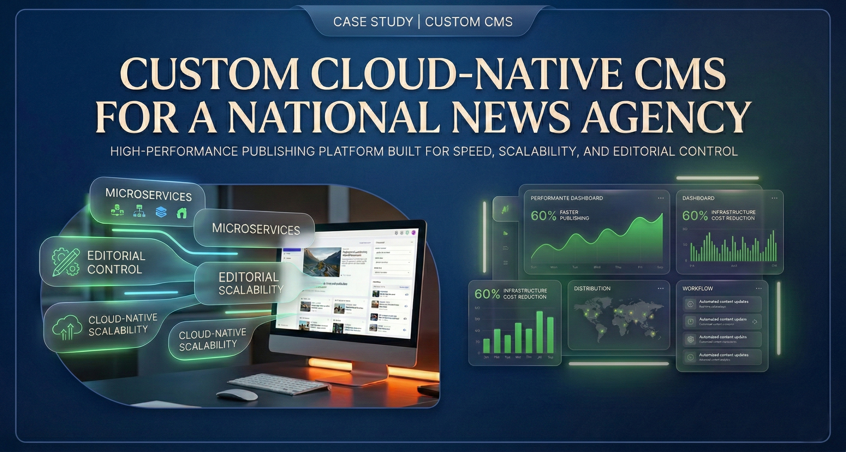 Systems That Scale: Custom Cloud-Native CMS for a News Agency | Nebula